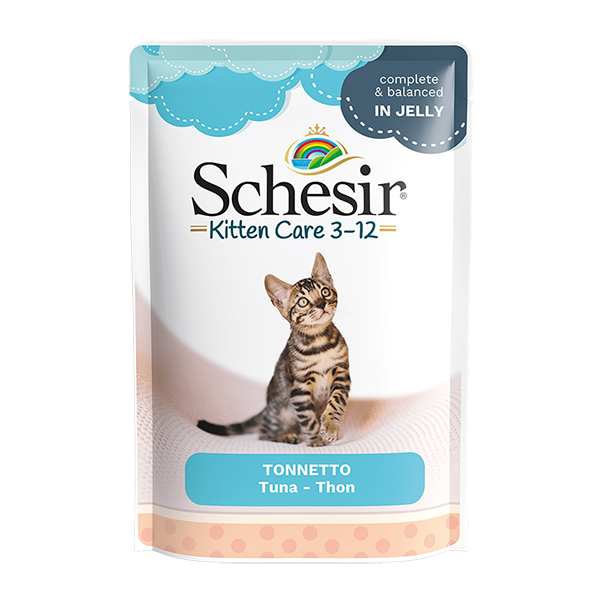 Schesir (Шезир) Kitten Care Tuna in Jelly - Влажный корм для котят с тунцем в желе 85 г
