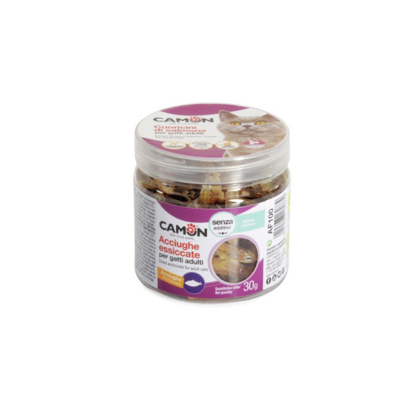 Camon (Камон) Cat Treats Dried Anchovies - Лакомство для кошек сушеные анчоусы 30 г