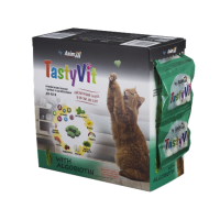 AnimAll (Энимал) TastyVit Cat Fish - Витаминизированное лакомство для кошек с рыбой и алгобиотином 600 шт.
