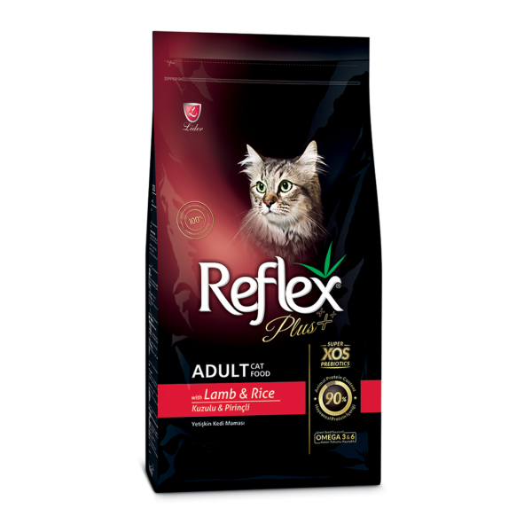 Reflex Plus (Рефлекс Плюс) Cat Adult Lamb & Rice - Сухой корм для взрослых котов с ягненком и рисом 15 кг