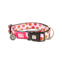 Max & Molly (Макс Молли) Smart ID Collar Strawberry Dream XS - Ошейник для собак с принтом клубничная мечта