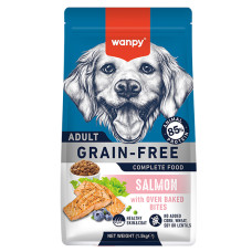 Wanpy (Ванпи) Dog Grain Free Salmon Adult All Breed - Сухой беззерновой корм для взрослых собак всех пород с мясом лосося 1.5 кг