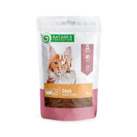 Nature’s Protection (Натур Протекшн) Cat Grain Free Duck Breast Strips Adult - Лакомство беззерновое для взрослых котов стрипсы с мясом утки 75 г