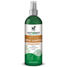 Vet's Best (Ветс Бест) Natural Anti-Flea Spray Shampoo - Шампунь-спрей від бліх та кліщів для котів та собак 470 мл