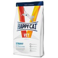 Happy Cat (Хепи Кет) Vet Diet Poultry Struvit Adult - Сухой лечебный корм для взрослых котов с мочекаменной болезнью с мясом птицы 4 кг