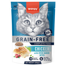Wanpy (Ванпи) Cat Grain Free Chicken Adult - Сухой беззерновой корм для взрослых котов с мясом курицы 500 г