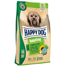 Happy Dog (Хепи Дог) NaturCroq Lamb & Rice Sensitive Digestion Adult Mini - Сухой корм для взрослых собак мелких пород с чувствительным пищеварением с мясом ягнёнка и рисом 4 кг
