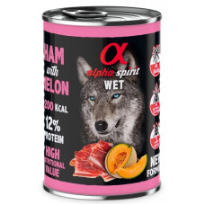 Alpha Spirit (Альфа Спіріт) Ham With Melon - Вологий корм для собак зі свининою та динею 400 г