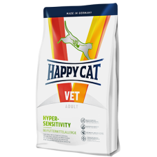 Happy Cat (Хепи Кет) Vet Diet Grain Free Quail & Chestnut Hypersensitivity Adult - Сухой лечебный беззерновой корм для взрослых котов с пищевой аллергией с мясом перепелки и каштаном 4 кг