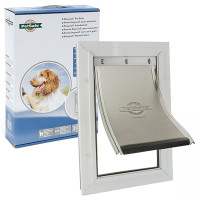 PetSafe (Пэтсейф) Staywell Aluminium Medium - Дверца для собак средних пород, усиленная конструкция 277х400х65 мм