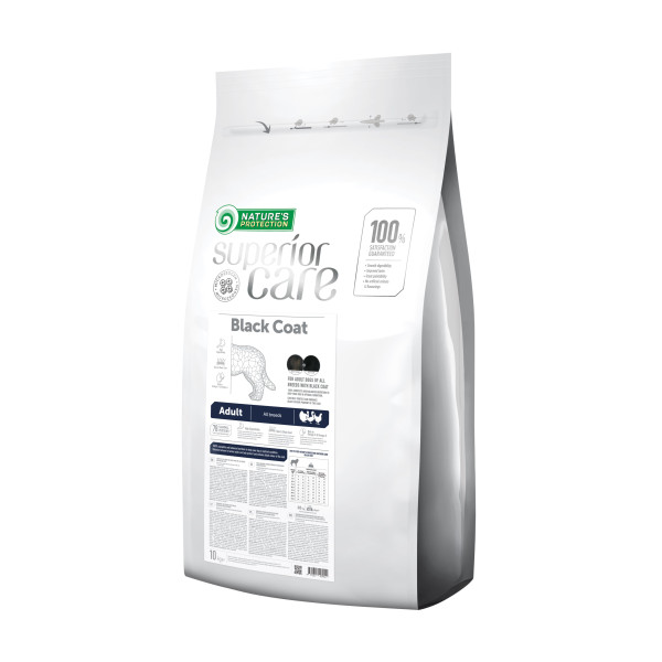Nature`s Protection (Натур Протекшн) Superior Care Black Coat Adult All Breeds - Сухой корм для собак с черной шерстью 10 кг