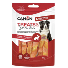 Camon (Камон) Dog Treats Slices Sweet Potato With Rabbit - Ласощі для собак смужки батата з кроликом 80 г