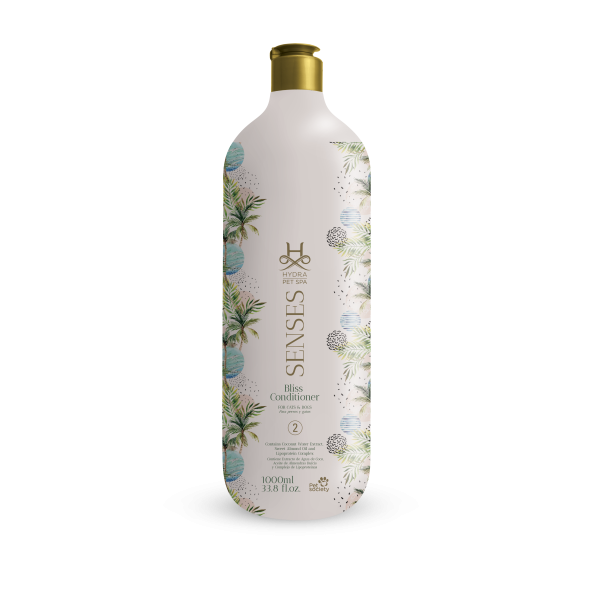 Hydra (Гидра) Pet Spa Senses Conditioner Bliss - Кондиционер для взрослых собак и котов для интенсивного увлажнения и обновления кожи и шерсти 1 л