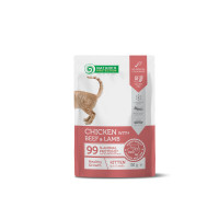 Nature's Protection (Нейчер Протекшн) Kitten Healthy Growth with Beef&Lamb - Влажный корм для котят с говядиной и ягненком 100 г