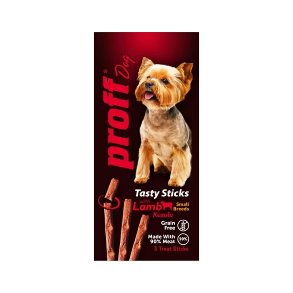 Proff Dog (Профф Дог) Lamb Dog Treat Sticks - Палочки-лакомства для собак с ягненком 3×5 гр