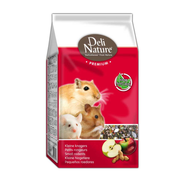 Deli Nature (Дели Натур) Premium Small Rodents - Полнорационный премиум корм с животным белком для мелких грызунов 12,5 кг