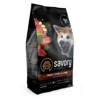 Savory (Сейвори) Large Breed Turkey & Lamb - Сухой корм для собак крупных пород 12 кг