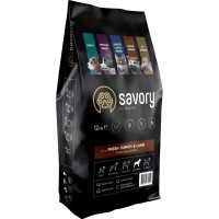 Savory (Сейвори) Medium Breed Turkey & Lamb - Сухой корм для собак средних пород с индейкой и ягненком 12 кг
