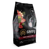 Savory (Сейвори) Small Breed Turkey & Lamb - Сухой корм для собак мелких пород с индейкой и ягненком 3 кг