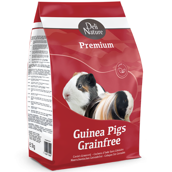 Deli Nature (Дели Натур) Premium Guinea Pigs Grainfree - Полнорационный беззерновой премиум корм для морских свинок 3 кг