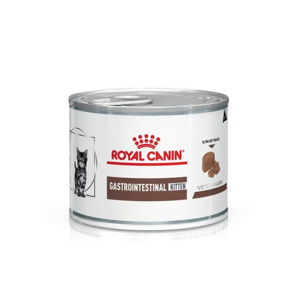 Royal Canin (Роял Канин) Gastrointestinal Kitten Poultry - Влажный корм для котят предназначенный для уменьшения расстройств абсорбции в кишечнике с мясом птицы 195 г