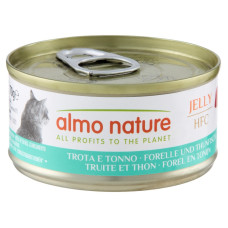 Almo Nature (Альмо Натюр) HFC Cat Jelly Trout And Tuna - Вологий корм для котів з фореллю та тунцем 70 г