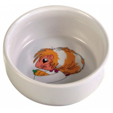 Trixie (Тріксі) - Миска керамічна для гризунів 300 мл / 11 см, Біла