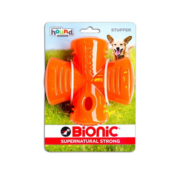 Outward Hound (Аутвард Хаунд) Bionic Opaque Stuffer - Игрушка для собак оранжевая 12.5 см