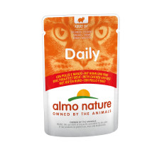 Almo Nature (Альмо Натюр) Daily Cat Chicken & Beef - Вологий корм для котів з куркою та яловичиною 70 г