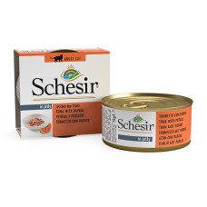 Schesir (Шезір) Cat Tuna&Papaya - Вологий корм для котів з тунцем та папаєю в желе 75 г