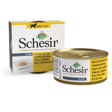 Schesir (Шезир) Chicken & Ham - Влажный корм для взрослых собак с курицей и ветчиной 0.15 кг