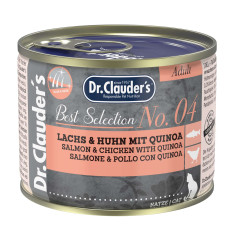 Dr.Clauder's (Клаудер) Best Selection №4 Chicken & Salmon - Вологий корм для котів з куркою та лососем 200 г