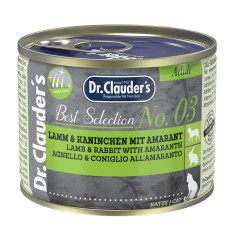 Dr.Clauder's (Клаудер) Best Selection №3 Lamb & Rabbit - Вологий корм для котів з ягням та кроликом 200 г