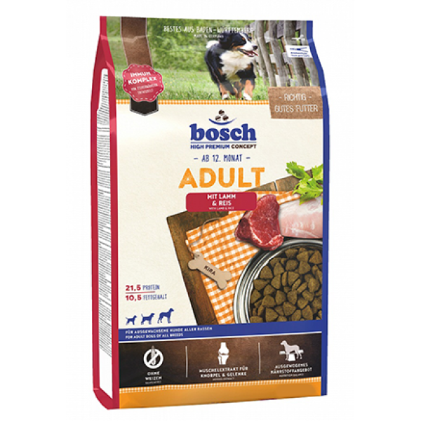 Bosch (Бош) HPC Adult Dog Lamb&Rice - Сухой корм для взрослых собак всех пород ягненок с рисом 15 кг