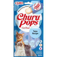 INABA (Инаба) Cat Churu Pops With Tuna - Лакомство для кошек сливочное желе с тунцем 60 г