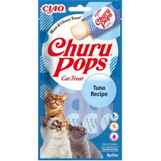 INABA (Інаба) Cat Churu Pops With Tuna - Ласощі для котів вершкове желе з тунцем 60 г