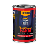 Primal Spirit (Праймал Спирит) Mediterranean Farm - Полнорационный влажный корм для взрослых собак всех пород с мясом курицы и иберийской свинины 400 г