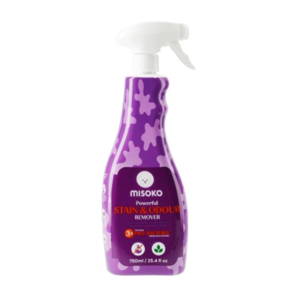 Misoko&Cо (Мисоко&Ко) Odor & Stain Remover Spray For Dogs - Спрей для устранения запаха и пятен оставленных собаками, без запаха 750 мл