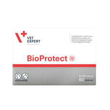 VetExpert (ВетЕксперт) Cat&Dog Bioprotect - Харчова добавка для котів та собак із порушеною шлунково-кишковою мікрофлорою 60 шт.
