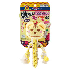 DoggyMan (Догімен) Cotton Tiger - Іграшка для собак м’яка тигр з пищалкою 15x3x7 см SS