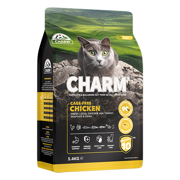 Charm (Шарм) Cage-Free Chicken - Сухой беззерновой корм для кошек с курицей 5.4 кг