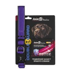 Animall (Енімал) Vetline Dog Double Guard Set Collar & Antiparasitic Tape Purple - Набір для собак нашийник з протипаразитарною стрічкою фіолетовий 40-50 см