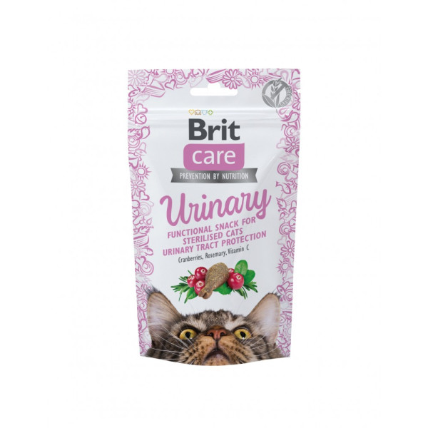 Brit (Брит) Care Cat Snack Urinary - Функциональное лакомство для кошек с индейкой, 50 г