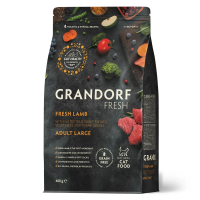 Grandorf (Грандорф) Cat Grain Free Fresh Lamb & Sweet Potato Adult Large - Сухой беззерновой корм для взрослых котов больших пород с мясом ягнёнка и бататом 400 г