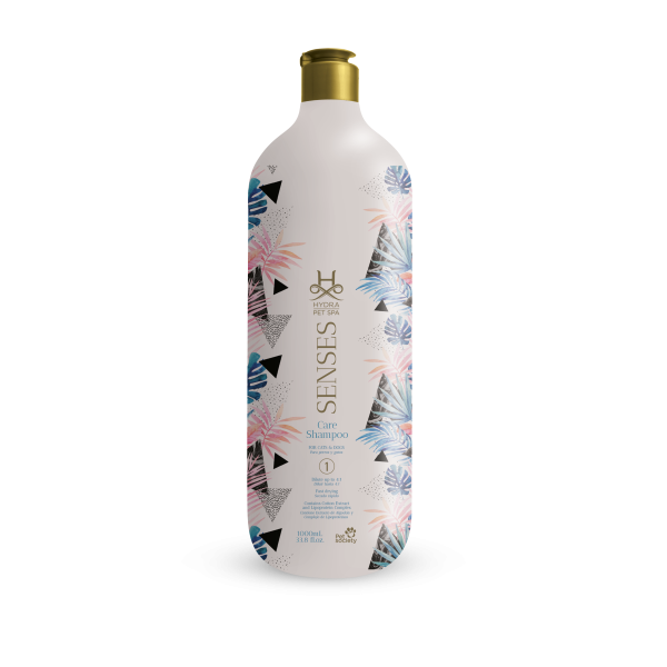 Hydra (Гидра) Pet Spa Senses Shampoo Care - Шампунь для взрослых собак и котов для глубокого увлажнения шерсти и кожи 1 л