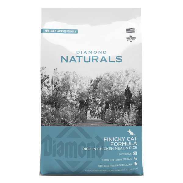 Diamond Naturals (Даймонд Нейчуралс) Finicky Cat Chicken & Rice - Сухой корм для котов 1 кг