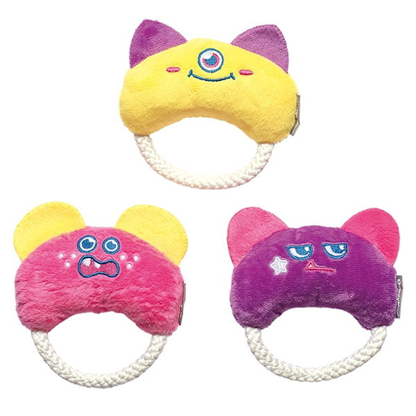 DoggyMan (Догимен) Baby Monster - Игрушка для собак мягкая с пищалкой 11x10x3 см