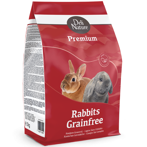 Deli Nature (Дели Натур) Premium Rabbits Grainfree - Полнорационный беззерновой премиум корм для кроликов 3 кг