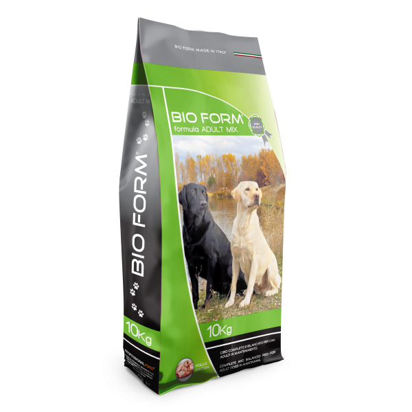 Bio Form (Біо Форм) Dog Adult Crok Multimix – Сухий корм для собак з куркою та індичкою 10 кг