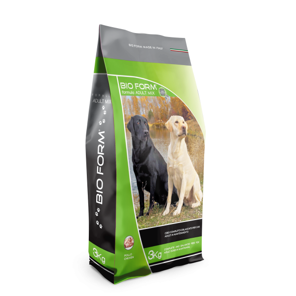 Bio Form (Біо Форм) Dog Adult Crok Multimix – Сухий корм для собак з куркою та індичкою 3 кг